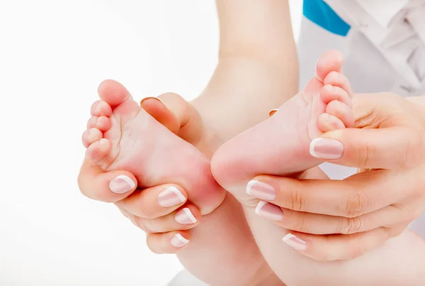 Piedi del bambino — Foto Stock