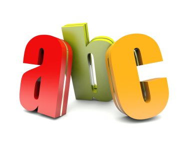 ABC renkli harfler