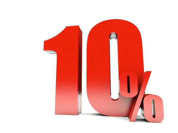 10 Percent off — Stock Photo, Image