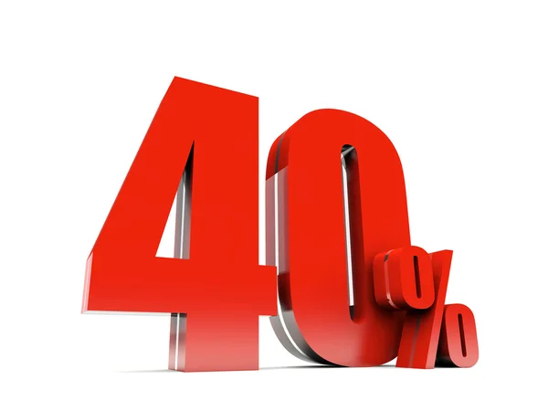40 Percent off — Stock Photo, Image