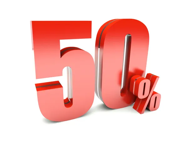 50 Percent off — Stock Photo, Image