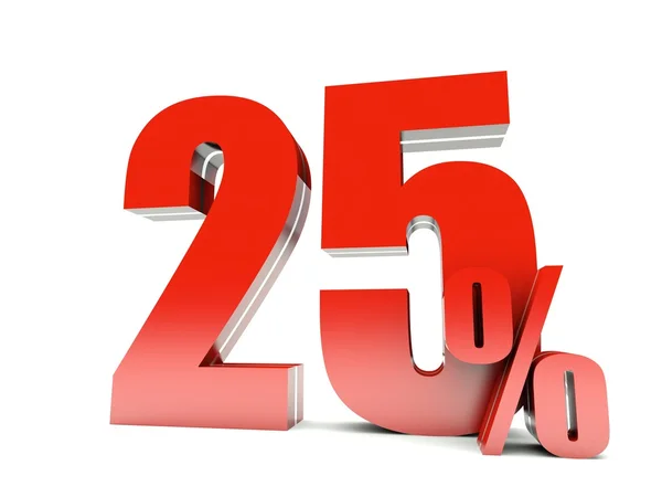 25 Percent off — Stock Photo, Image