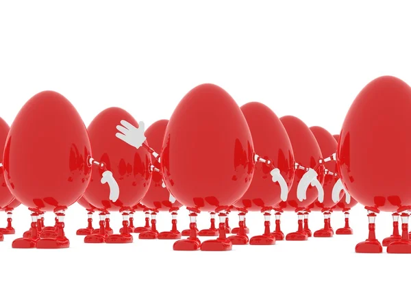 Pasen rood ei — Stockfoto