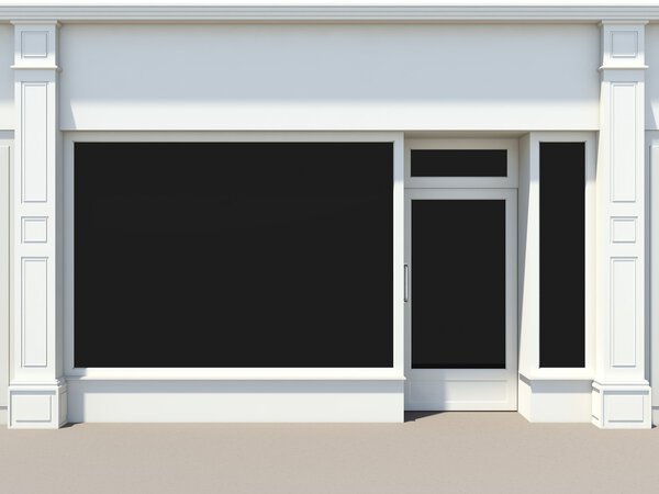 Shopfront with large windows