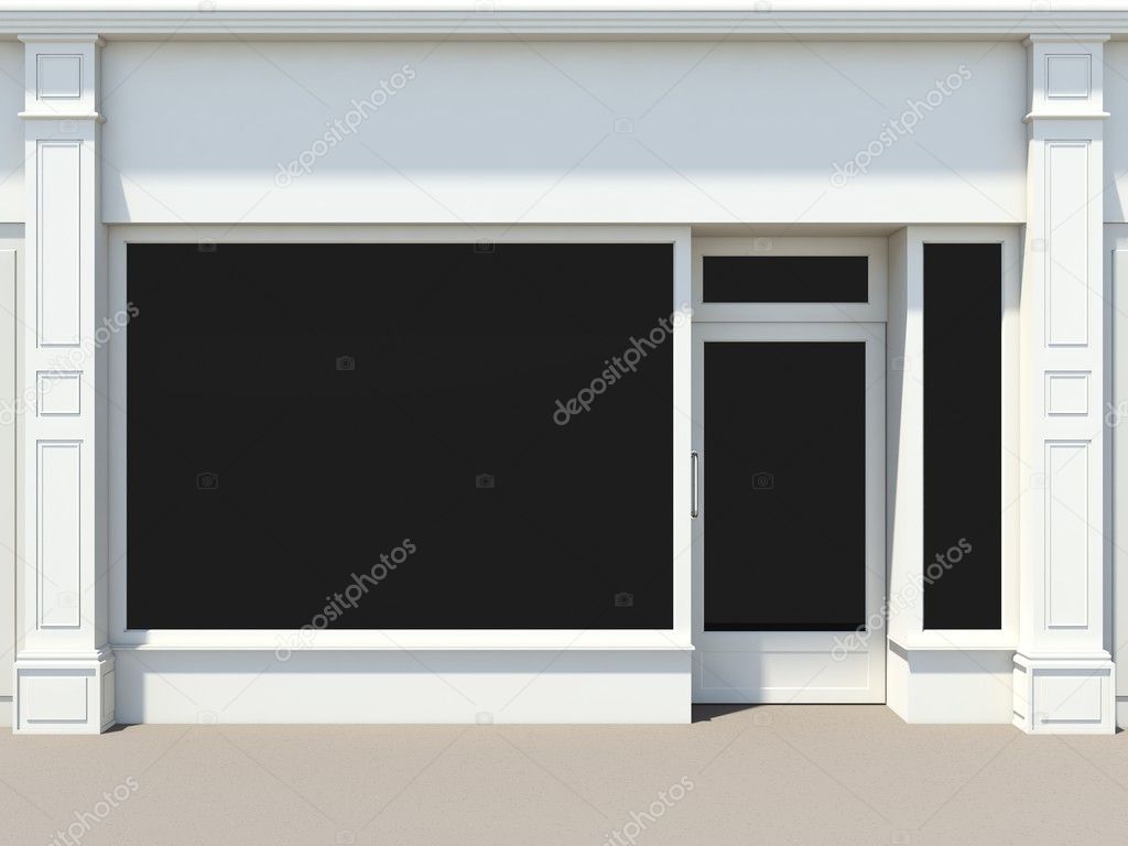 Shopfront with large windows