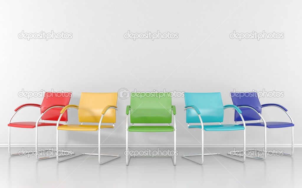 Colored chairs