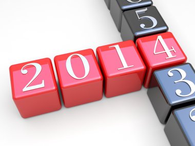 2014 kırmızı ve siyah küpler