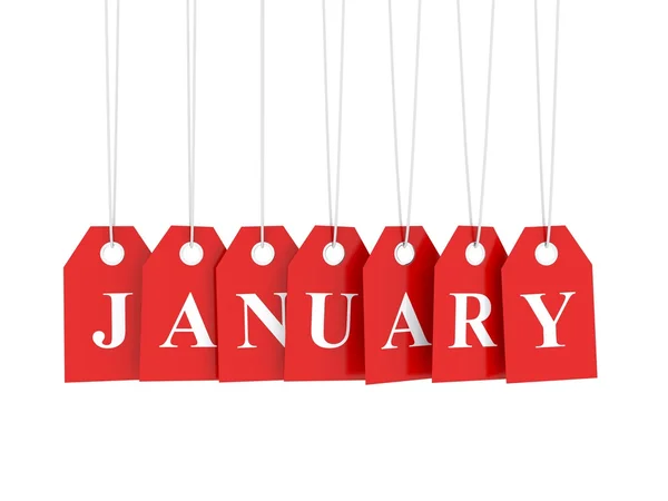 January promotions. — Stock Photo, Image