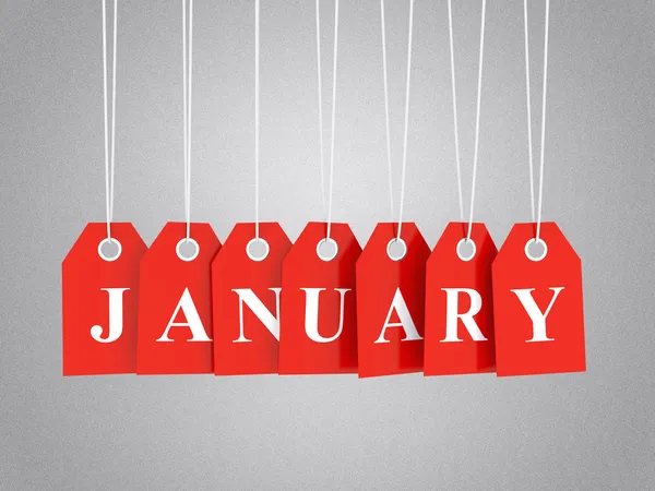 January promotions. — Stock Photo, Image