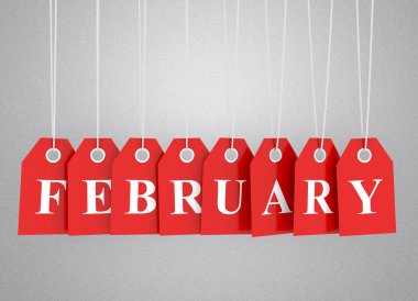 February promotions clipart