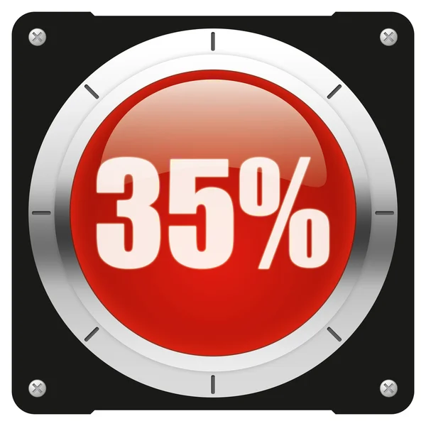 35% — Fotografia de Stock