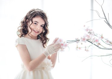 Niña primera comunión
