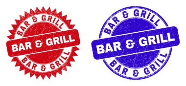 Gri Yuvarlak ve Gri desenli Rosette Mühürleri