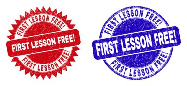 İLK LESSON DÖNCE Yuvarlak ve Grunged Style 'lı Rosette Mühürleri