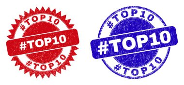 hashtag TOP10 Yuvarlak ve Rosette Tehlike Yüzeyi Filigranı