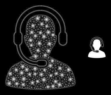 Majestic Takımyıldız Fişekleri ile Vektör Ağ Çağrı Merkezi Operatörü