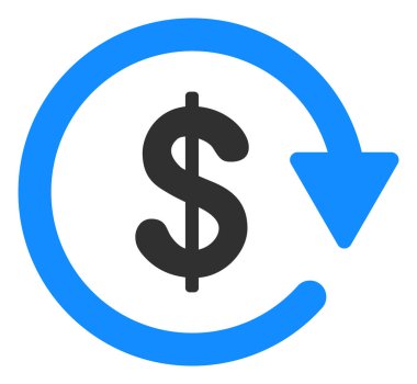 Raster Doları Ödeme Yine Simge İllüstrasyonu