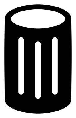 Raster Silindir Taşıyıcı Simgesi İllüstrasyonu