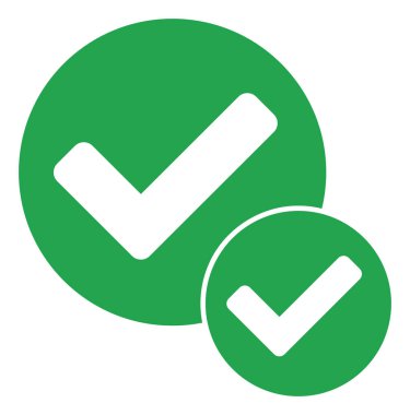 Raster Gerçek Pozitif Simge İllüstrasyonu