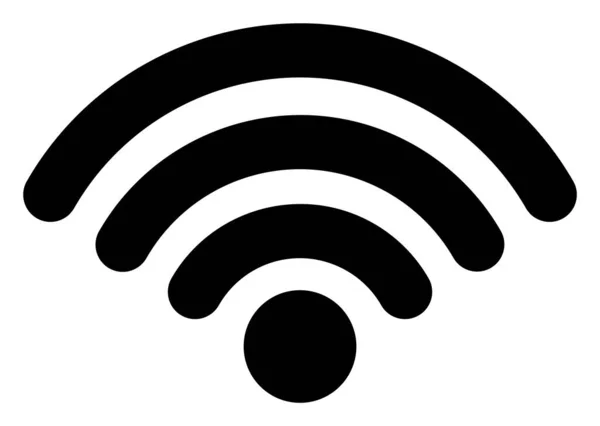 Raster Wifi Router Icon Ilustração — Fotografia de Stock