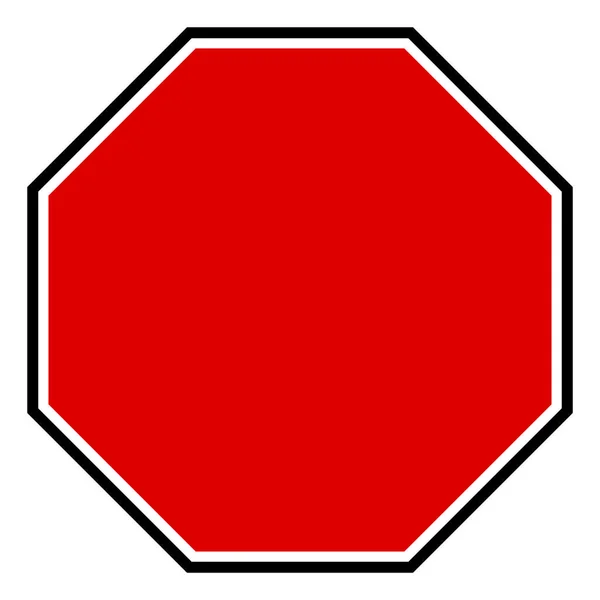 Modèle d'octogone d'arrêt de grille Illustration d'icône — Photo