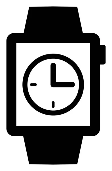 Ilustrace ikon Rastrové hodinky — Stock fotografie