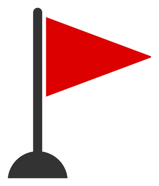 Flag Marker Icon Illustration — стокове фото