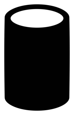 Raster Silindir Simgesi İllüstrasyonu