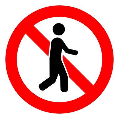 Raster Pedestrian Simgesi Resimlerini Durdur