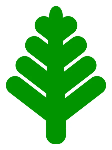 Ilustración del icono del árbol del bosque de trama — Foto de Stock