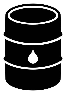 Raster Petrol Fıçısı V2 Simge İllüstrasyonu