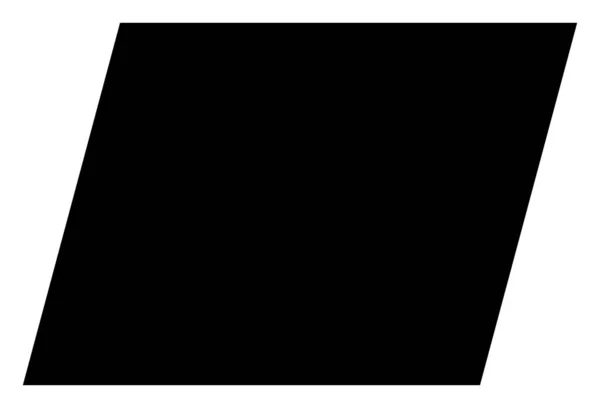 Raster Parallelogram Icon Illustration — стокове фото