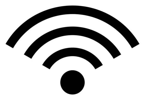 Raster Wi-Fi Access Icon Illustration — Stock Photo, Image