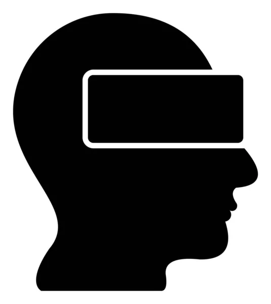 Raster Virtual Reality Icon Illustratie — Stockfoto