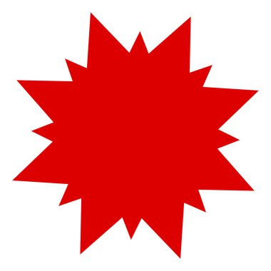 Raster Çok Noktalı Yıldız Simgesi İllüstrasyonu