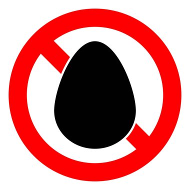 Raster Dur Yumurta Simgesi İllüstrasyonu