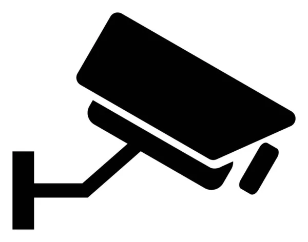 Illustrazione dell'icona della videocamera V3 a circuito chiuso raster — Foto Stock
