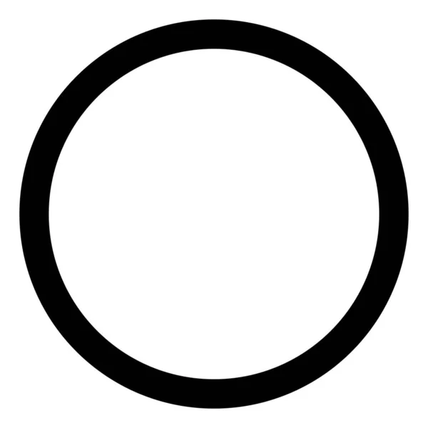 Illustrazione dell'icona del cerchio di contorno raster — Foto Stock