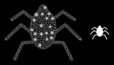 Resmedilmiş Gövde Benekleriyle Vektör Ağı Mire Tick