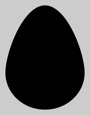 Vektör Yumurta Simgesi İllüstrasyonu