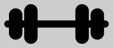 Vektör Halter Simgesi İllüstrasyonu