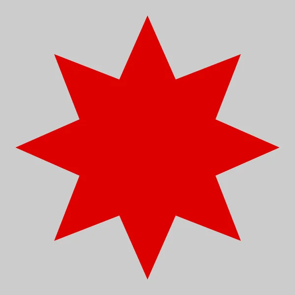 Ilustración de iconos de estrella de ocho puntas vectorial — Archivo Imágenes Vectoriales