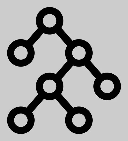 Vector Binary Structure Icon Illustratie — Stockvector
