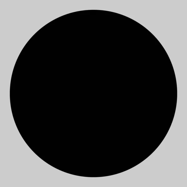 Illustrazione dell'icona del cerchio riempito vettoriale — Vettoriale Stock