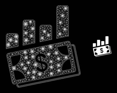 Majestic Carcass Stars ile Vektör Ağ Finansal Grafikleri