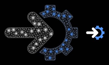 Parlak Ağ İşaretleriyle Vektör Ağı Oku Bütünleşmesi