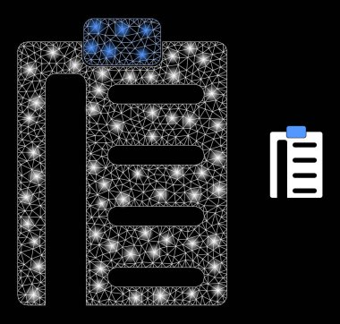 Vektör Ağları Ağ Listesi Parlak Takımyıldız Benekleri Ögeleri