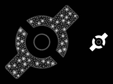 Sihirli Kablo Çerçeveli Vektör Ağ Yapay EklentisiName