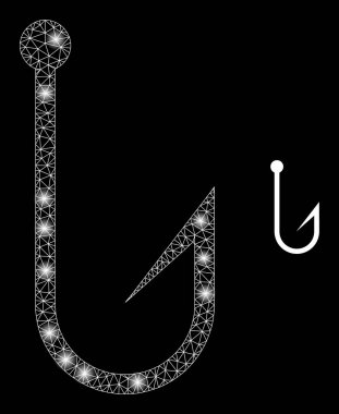 Görkemli Gövde Yıldızlarıyla Vektör Ağ Kancası