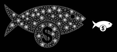 Hafif Gövde Yıldızlı Vektör Ağ Balık Fiyatı